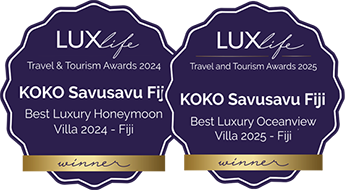 Koko Savusavu Best Luxury Honeymoon Villa Fiji LUXlife Travel Tourism Awards 2025