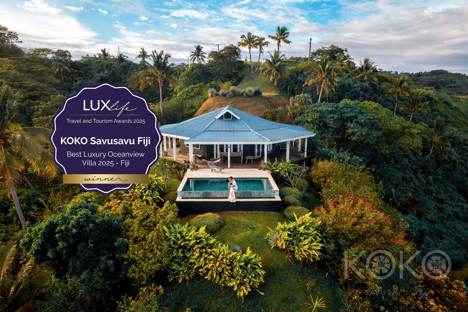WE CREATED KOKO SAVUSAVU FIJI TO BE A SANCTUARY <br>WHERE COUPLES CAN SLOW DOWN AND RECONNECT <br> <STRONG>MELONIE RYAN, DIRECTOR</STRONG>